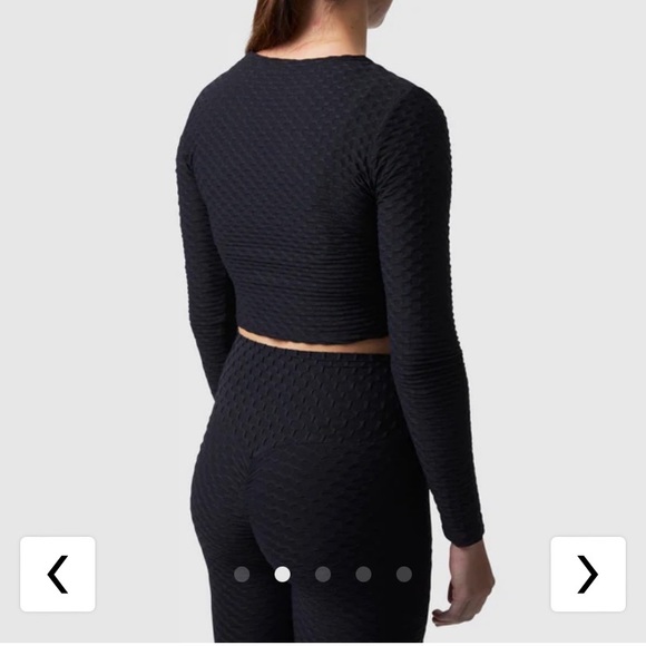 BORN PRIMITIVE WORKOUT SET HIGH WAIST LEGGING CROP TOP BODYCON WORKOUT SET S XS - Picture 5 of 17